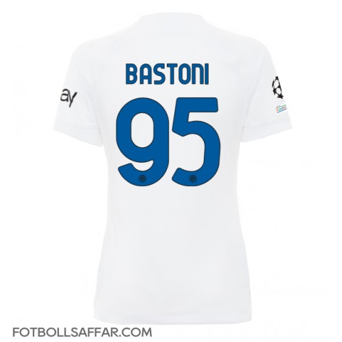 Inter Milan Alessandro Bastoni #95 Bortatröja Dam 2023-24 Kortärmad